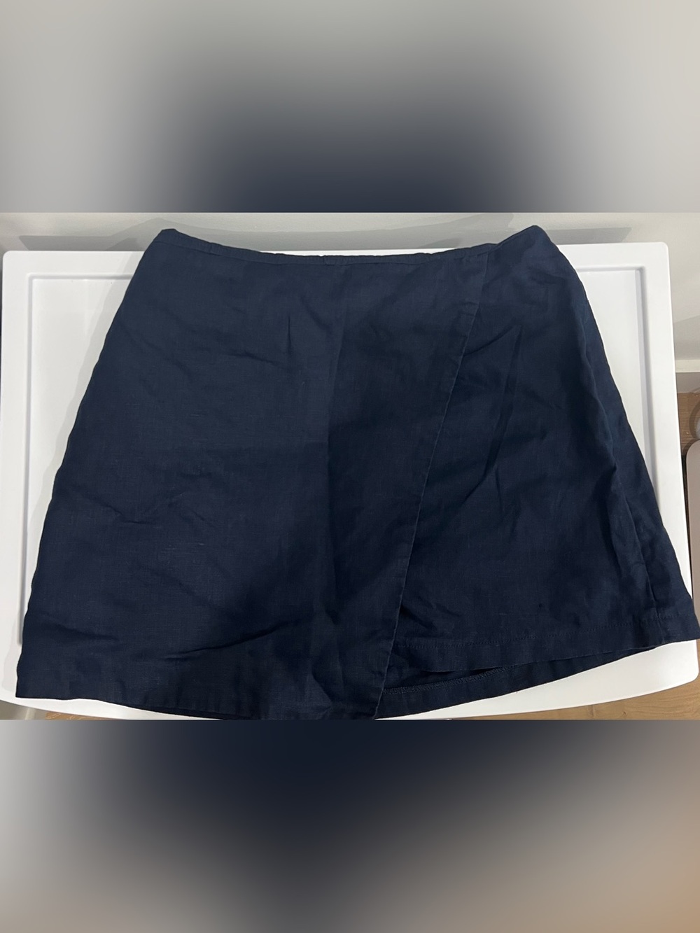 QUINCE 100% European Linen Skort - Picture 3 of 9